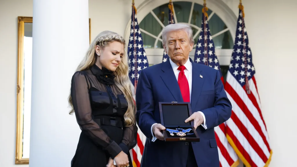 Trump Awards Medal
