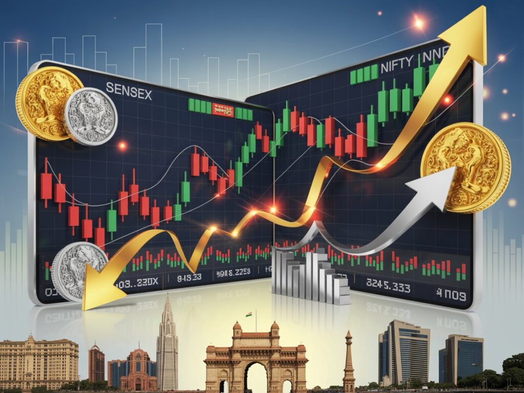 Impact of Gold and Silver on the Indian Share Market